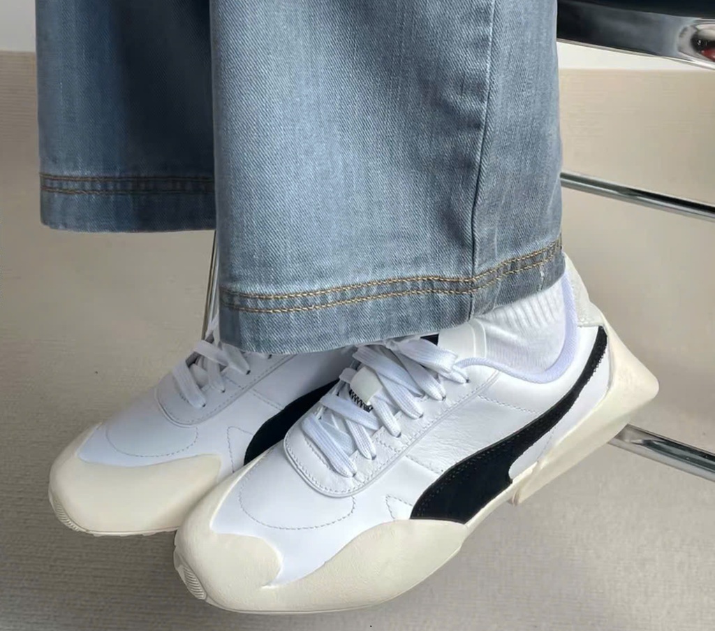 Giày Puma Vaderon Clean ‘Black White’ 394615-03 - Ảnh 5