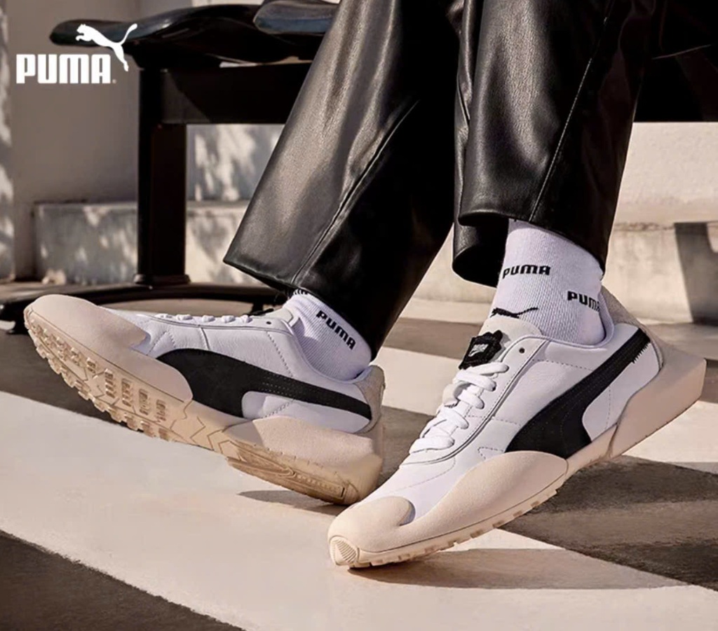 Giày Puma Vaderon Clean ‘Black White’ 394615-03 - Ảnh 4