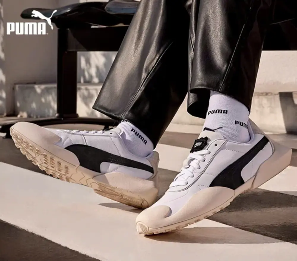 Giày Puma Vaderon Clean ‘Black White’ 394615-03 - Ảnh 4