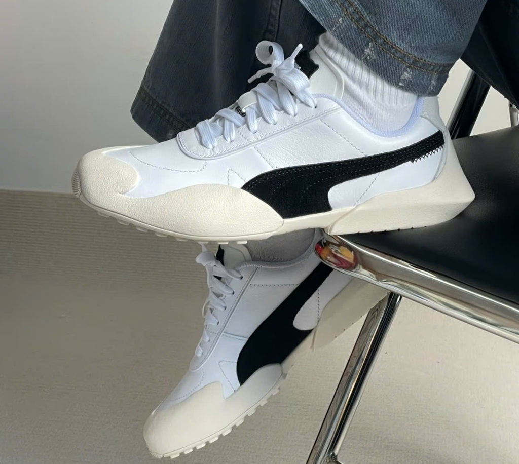 Giày Puma Vaderon Clean ‘Black White’ 394615-03 - Ảnh 7