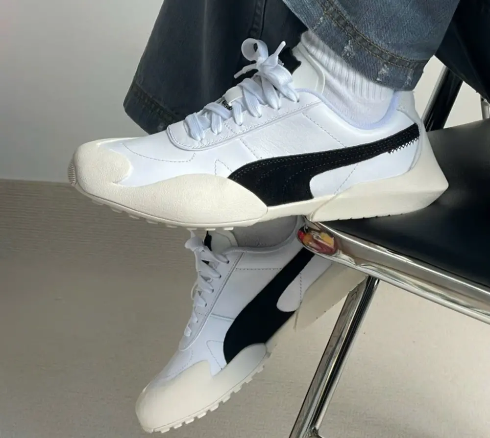 Giày Puma Vaderon Clean ‘Black White’ 394615-03 - Ảnh 7