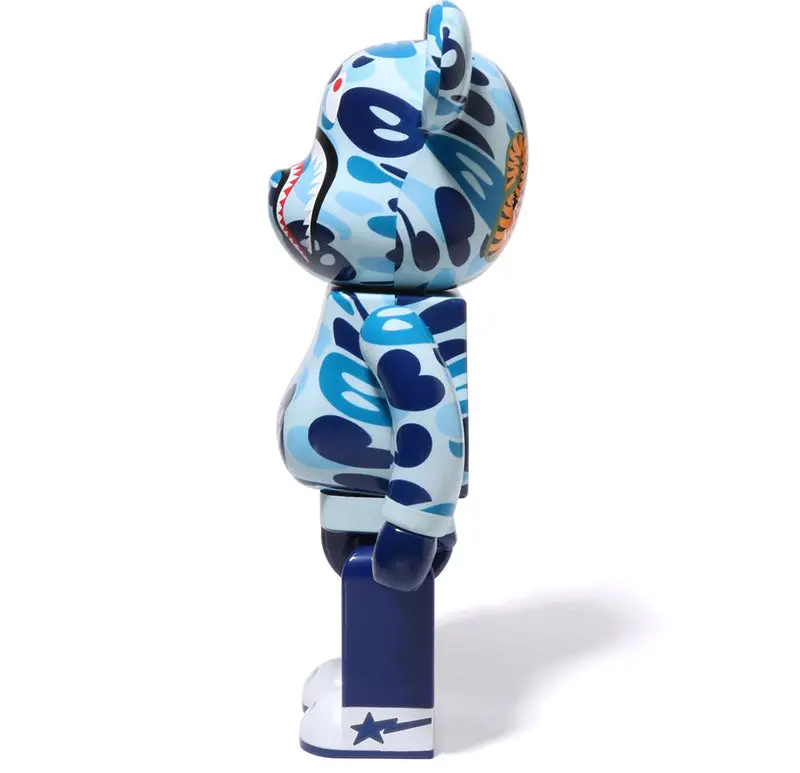 Bearbrick x BAPE Baby Milo(R) Camo Shark 'Blue' - Ảnh 3