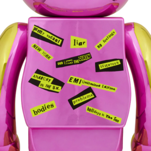 Alternative view of Mô Hình Bearbrick Sex Pistols "NEVER MIND THE BOLLOCKS" Chrome