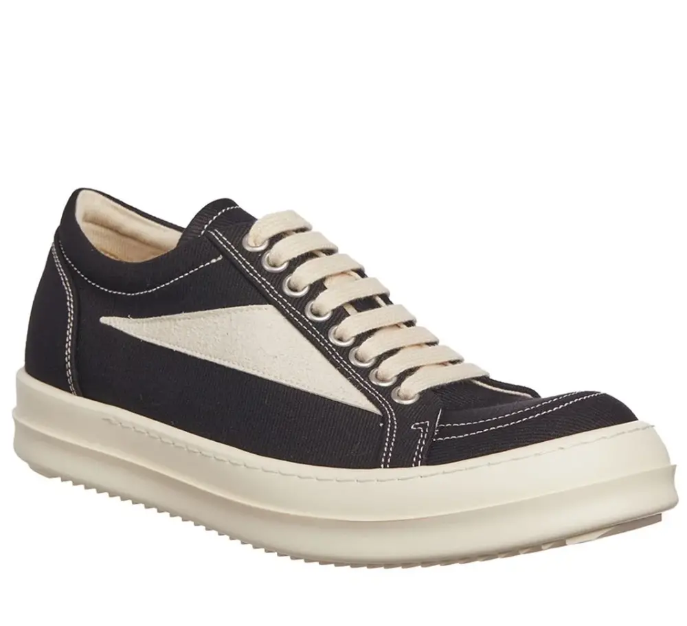 Alternative view of Giày Rick Owens DRKSHDW Vintage Lace-Up 'Black' DS02C5803DO-911