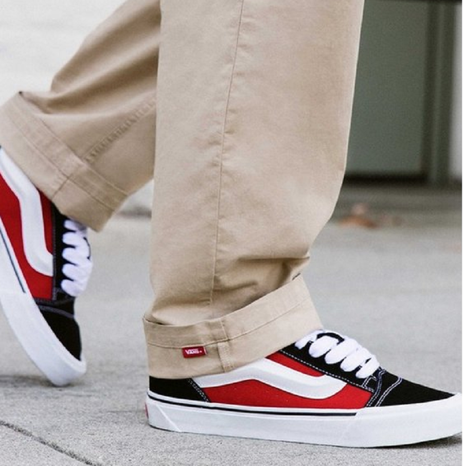 Giày Vans Knu Skool 'Red' VN0009QC6RT1 - Ảnh 3