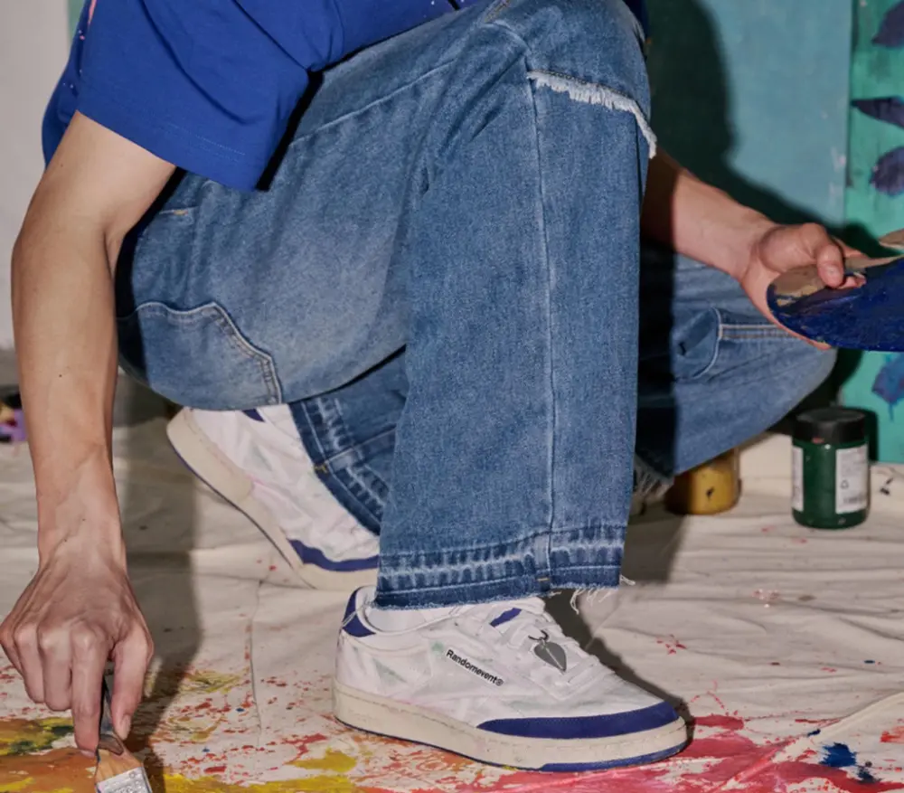 Alternative view of Giày Reebok Club C x Randomevent ‘White’ 100210109