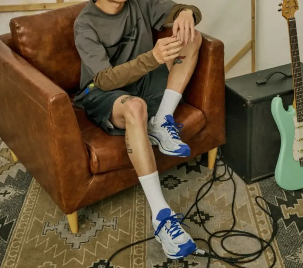 Giày Reebok Pump X RANDOMEVENT ‘Blue’ 100210110 - Ảnh 3
