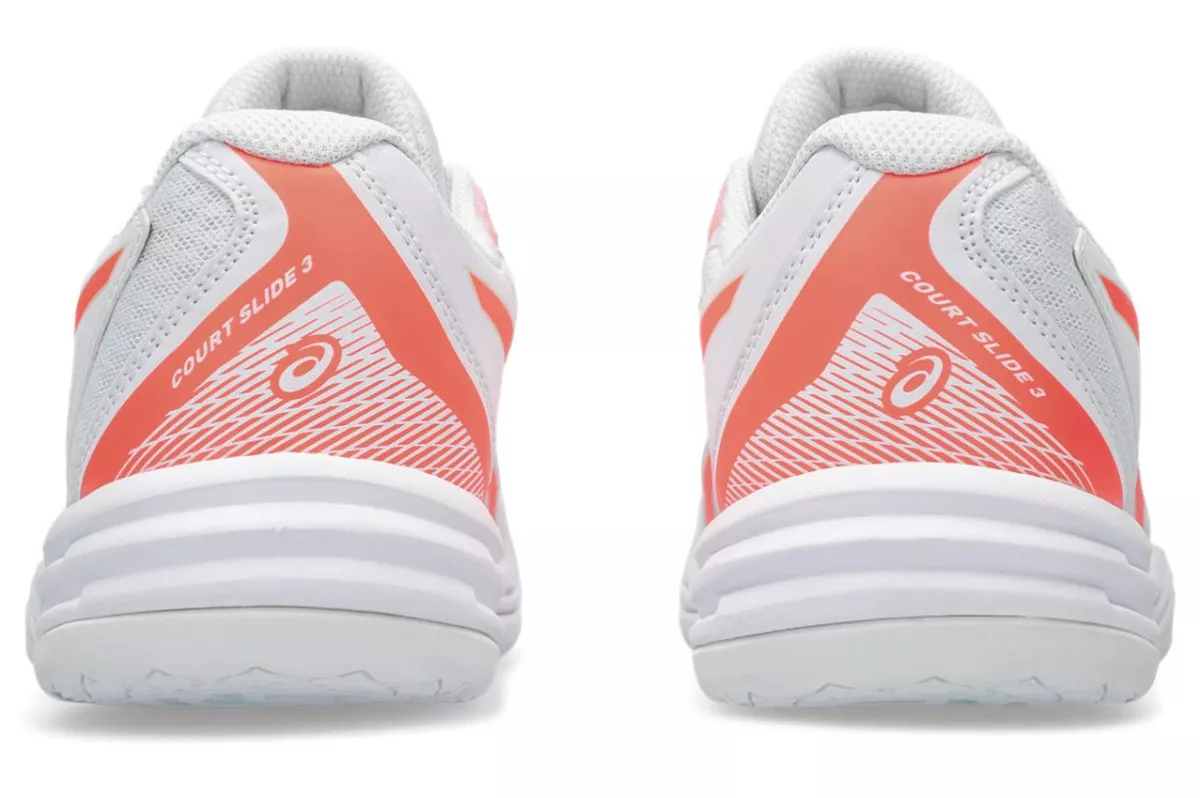 Giày Asics Court Slide 3 'Orange White' 1042A209-102 - Ảnh 4