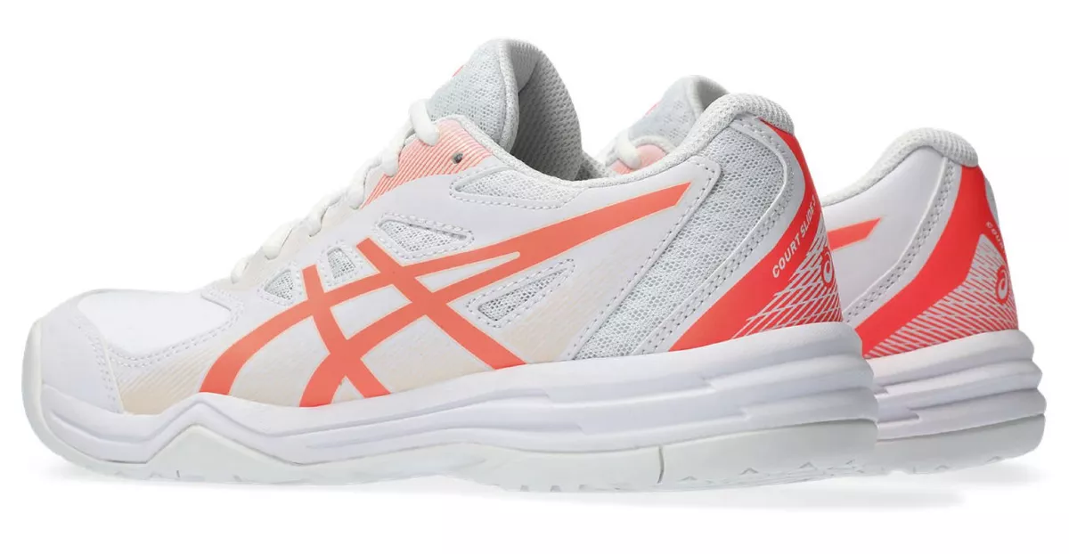 Giày Asics Court Slide 3 'Orange White' 1042A209-102 - Ảnh 3
