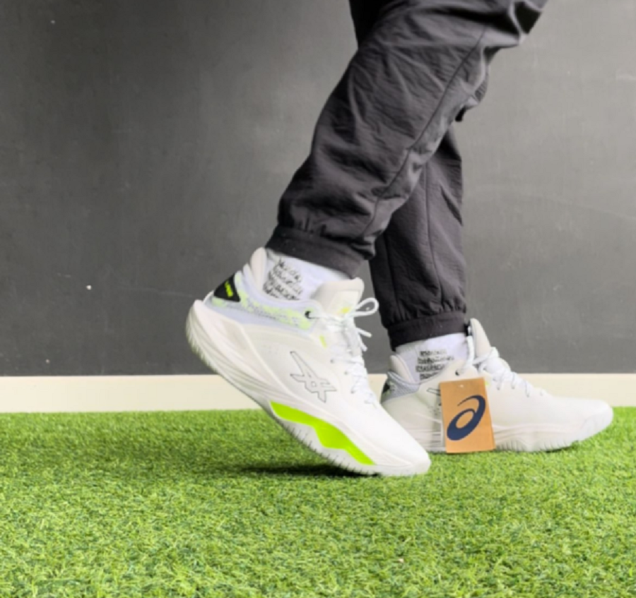 Giày Asics Nova Surge Low ‘White Neon Yellow’ 1061A043-100 - Ảnh 5