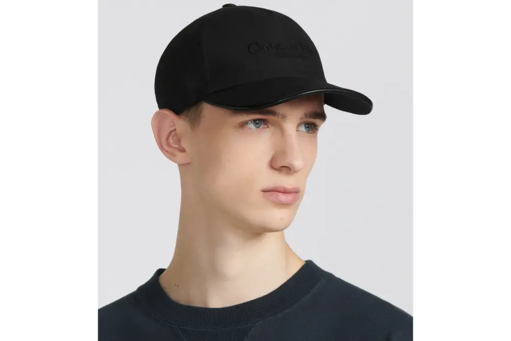Alternative view of Mũ Dior Couture Baseball Cap ‘Black Canvas’ 243C904G4511-C900