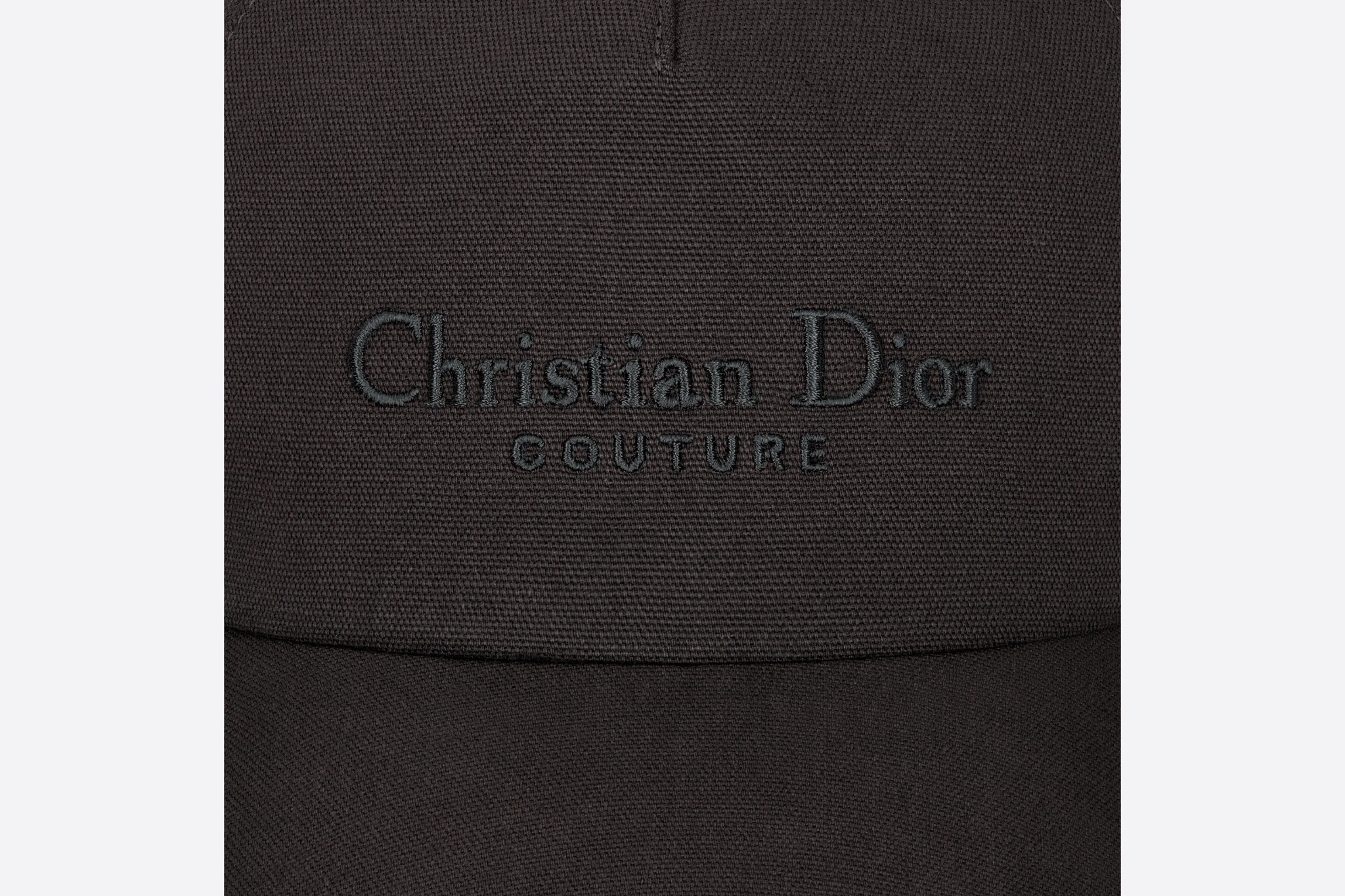 Mũ Dior Couture Baseball Cap ‘Black Canvas’ 243C904G4511-C900 - Ảnh 3