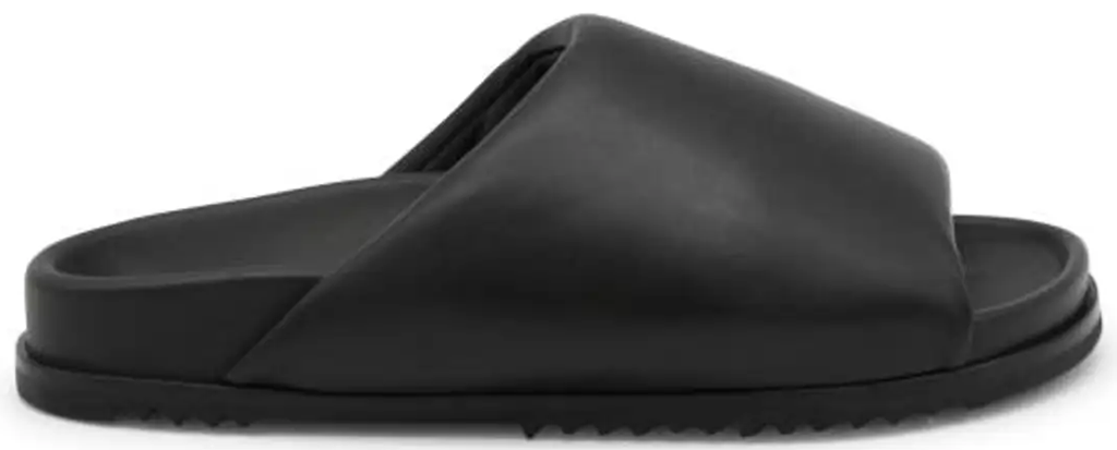 Dép Rick Owens Calfskin Round Toe 'Black' RP01C5838LPO-09