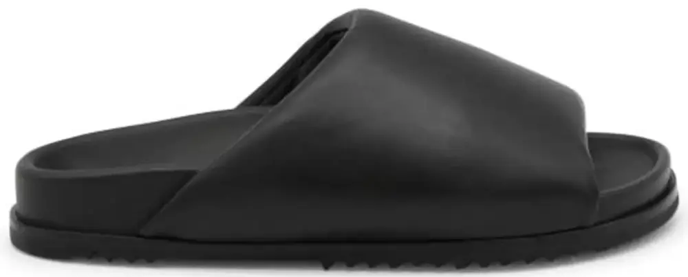 Dép Rick Owens Calfskin Round Toe 'Black' RP01C5838LPO-09