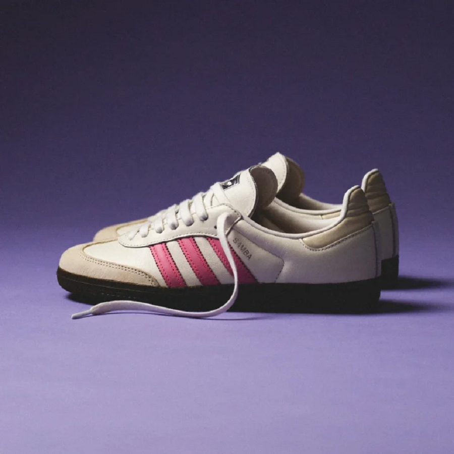 Giày Adidas Samba OG 'White Lucid Pink' IG1962 - Ảnh 3