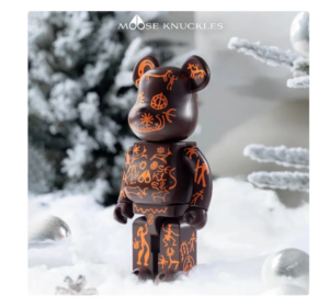 Alternative view of Mô Hình Bearbrick Moose Knuckles X BE@RBRICK