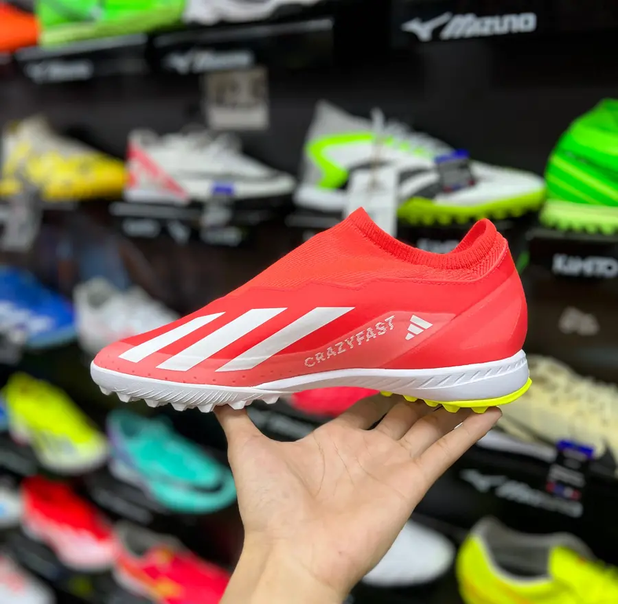 Giày Adidas Turf X Crazyfast League 'Solar Red' IF0695 - Ảnh 4