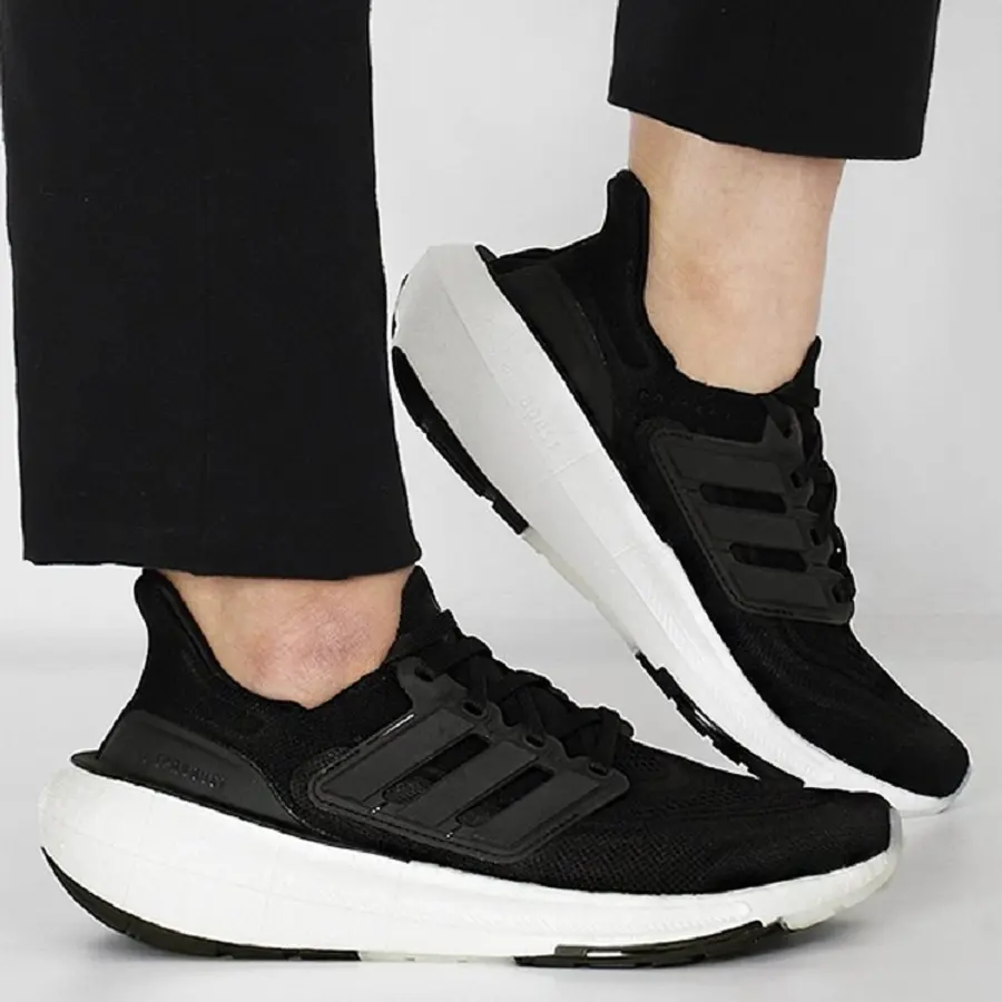 Alternative view of Giày Adidas Ultraboost Light 'Black White' GY9353