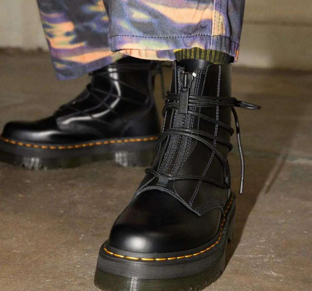 Giày Dr.Martens Jarrick II Laced Leather ‘Black’ 27662001 - Ảnh 4