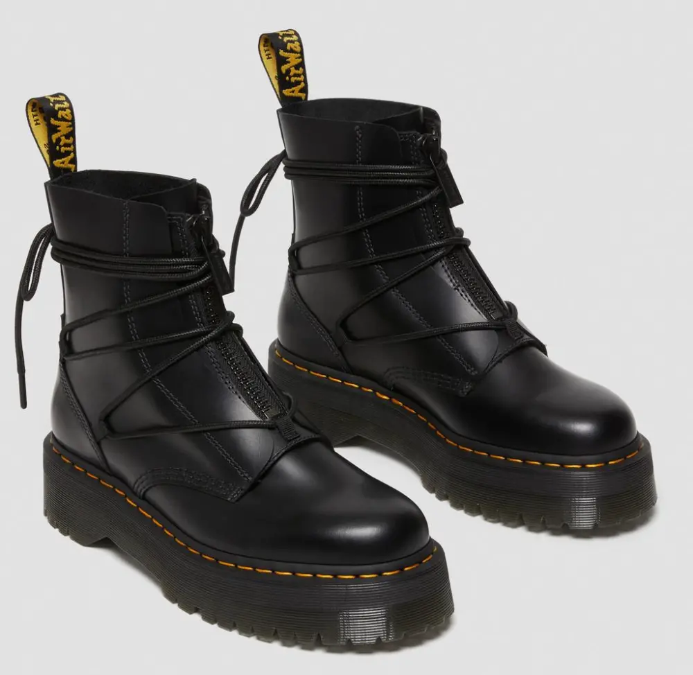 Giày Dr.Martens Jarrick II Laced Leather ‘Black’ 27662001 - Ảnh 5