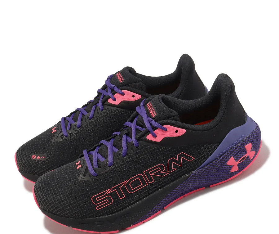 Giày Under Armour HOVR Machina ‘Black Pink’ 3026546-001 - Ảnh 3