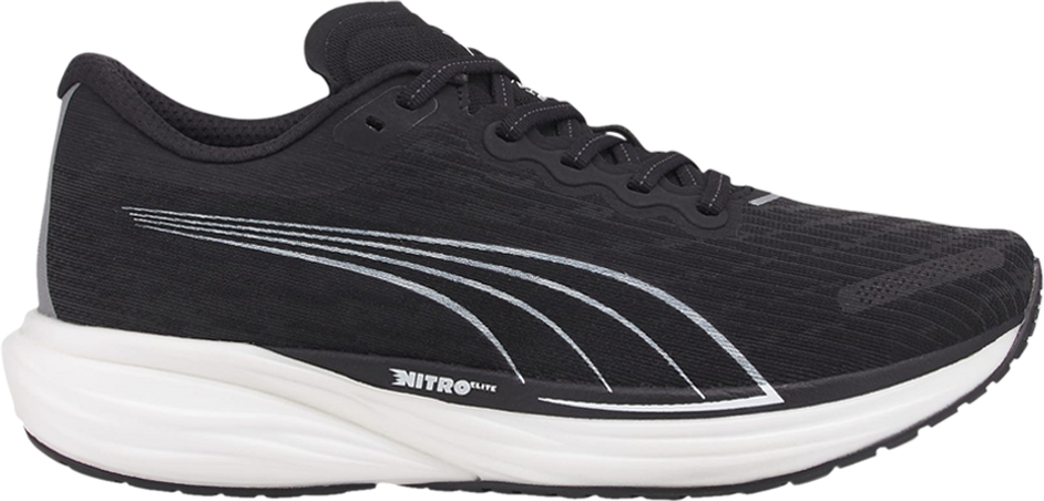 Giày Puma Deviate Nitro 2 Wide ‘Black White’ 377484-01