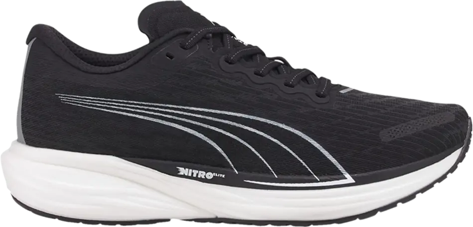 Giày Puma Deviate Nitro 2 Wide ‘Black White’ 377484-01