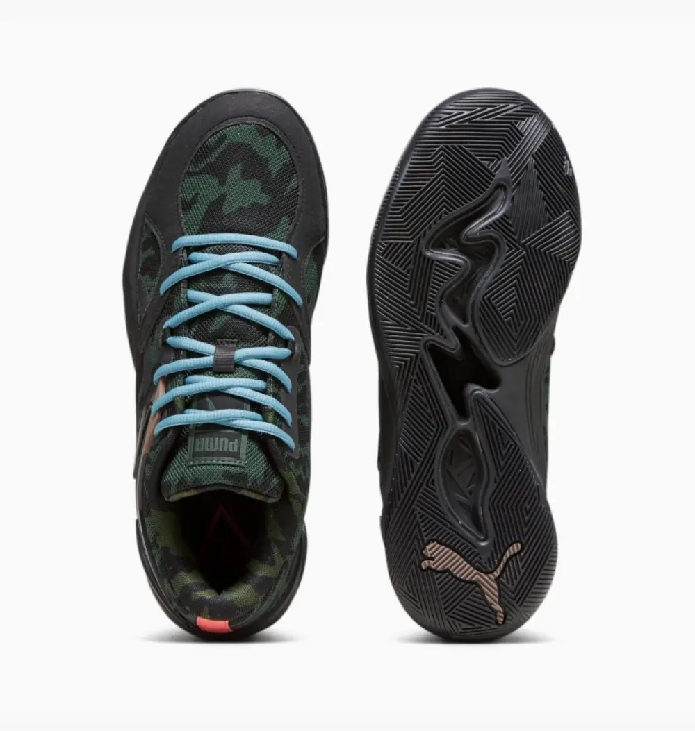 Giày Puma TRC Blaze Court Camo 'Black' 379087-01 - Ảnh 4