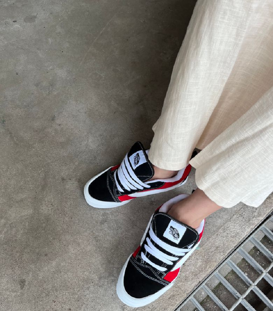 Giày Vans Knu Skool 'Red' VN0009QC6RT1 - Ảnh 2