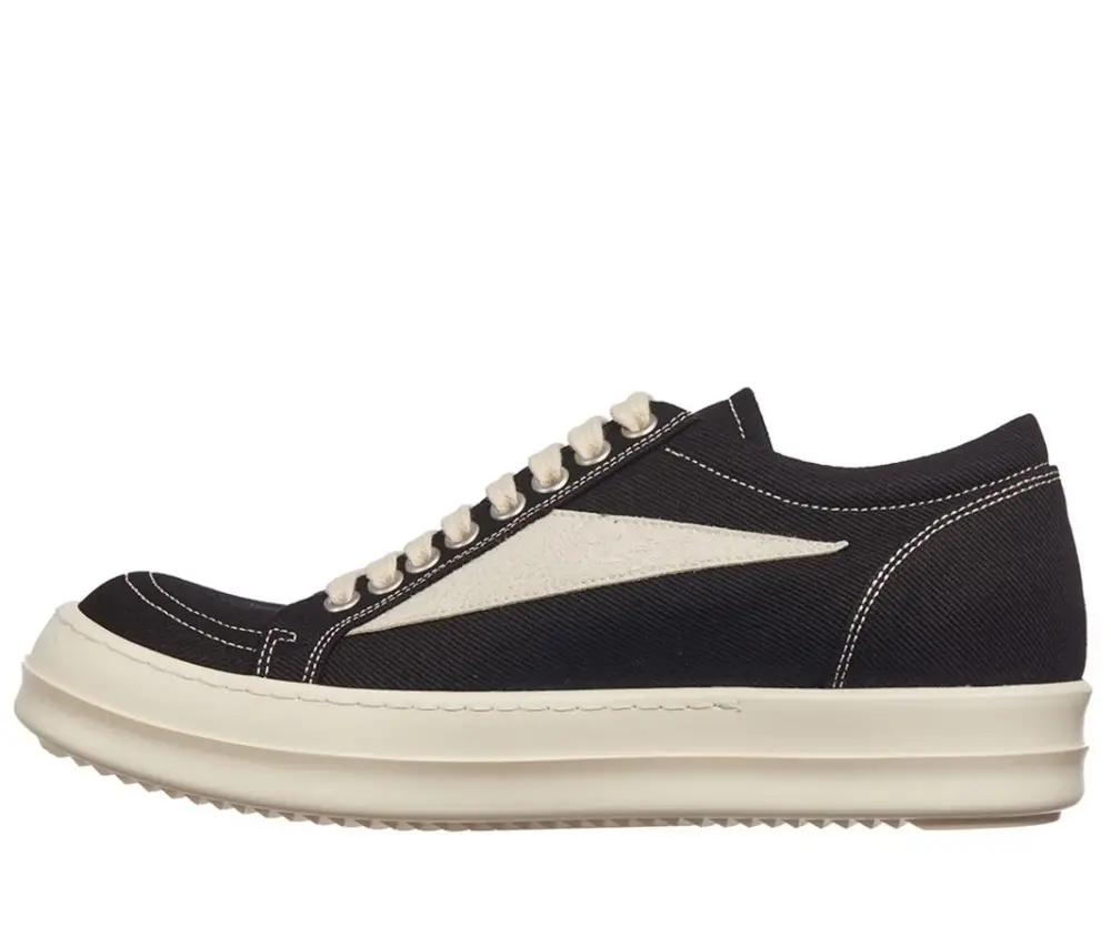 Giày Rick Owens DRKSHDW Vintage Lace-Up 'Black' DS02C5803DO-911 - Ảnh 3