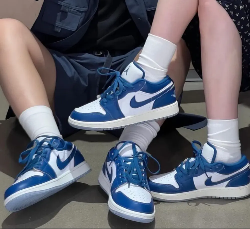 Giày Nike Air Jordan 1 Low SE ‘Industrial Blue’ FN5214-141 - Ảnh 3