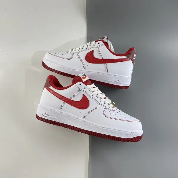 Giày Nike Air Force 1 ’07 First Use White Team Red DA8478-101 - Ảnh 6