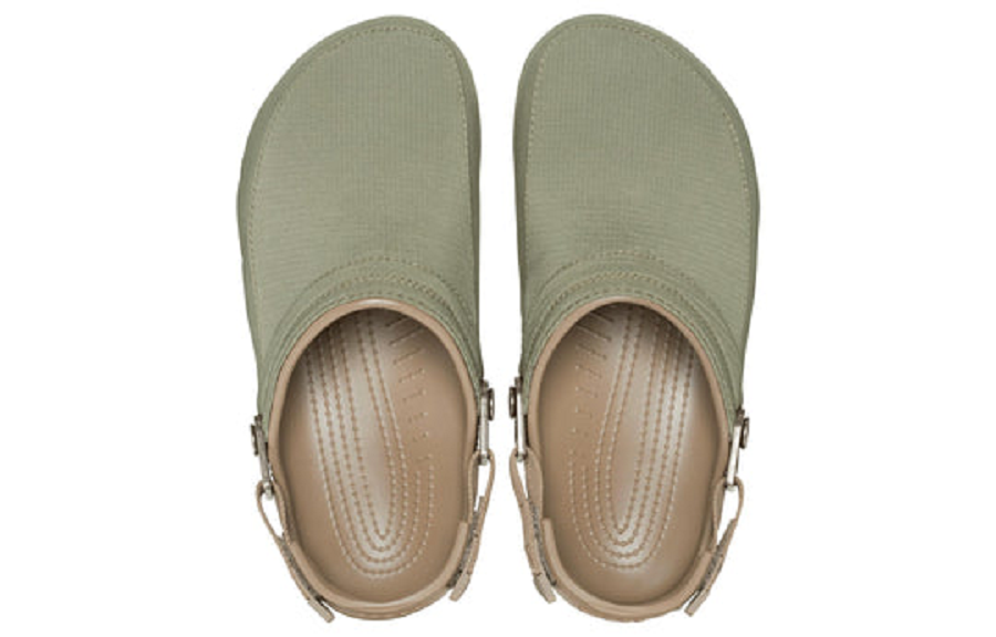 Dép Crocs Classic Clog 'Quiet Khaki' 209389-260 - Ảnh 3