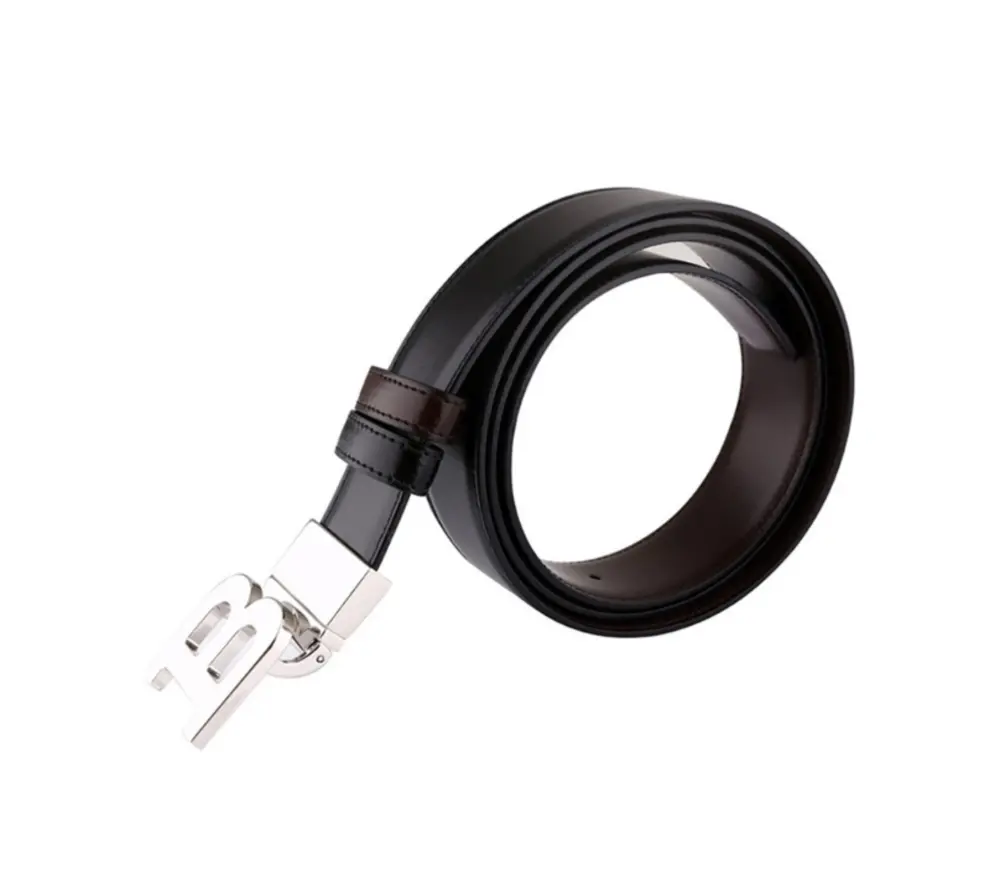 Thắt Lưng Bally B Buckle 35 M 290 Double Sided Belt 6193208 - Ảnh 4