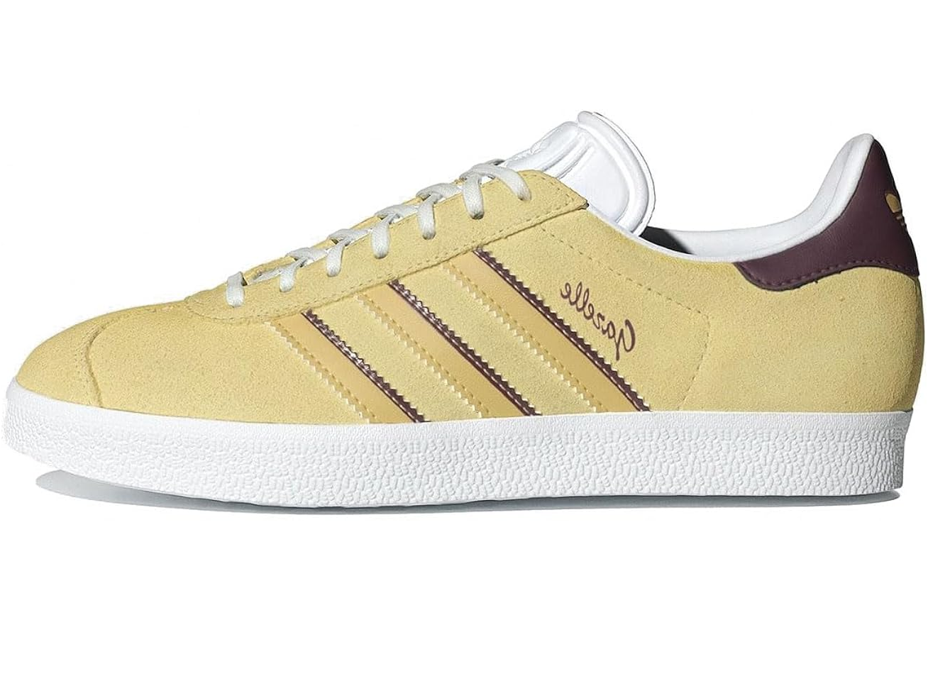 Giày Adidas Gazelle 'Almost Yellow Maroon' IE0443 - Ảnh 4