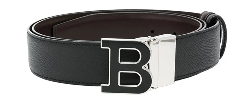 Thắt Lưng Bally Men's Logo Buckle Belt 'Black' 6226631