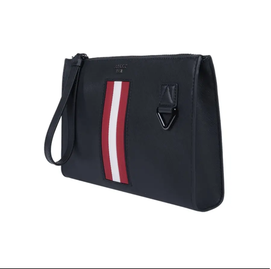 Alternative view of Túi Bally Logo ‘Black Red Stripe’ 6238757