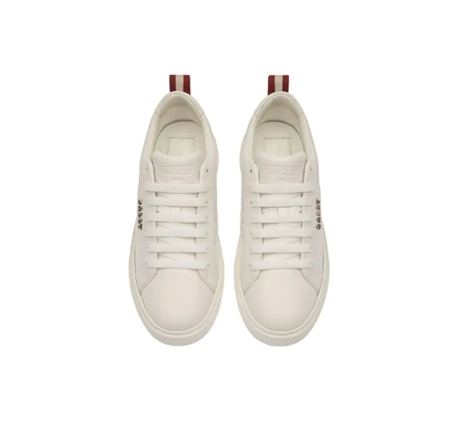 Giày Bally Maxim ‘White’ 6300157 - Ảnh 4
