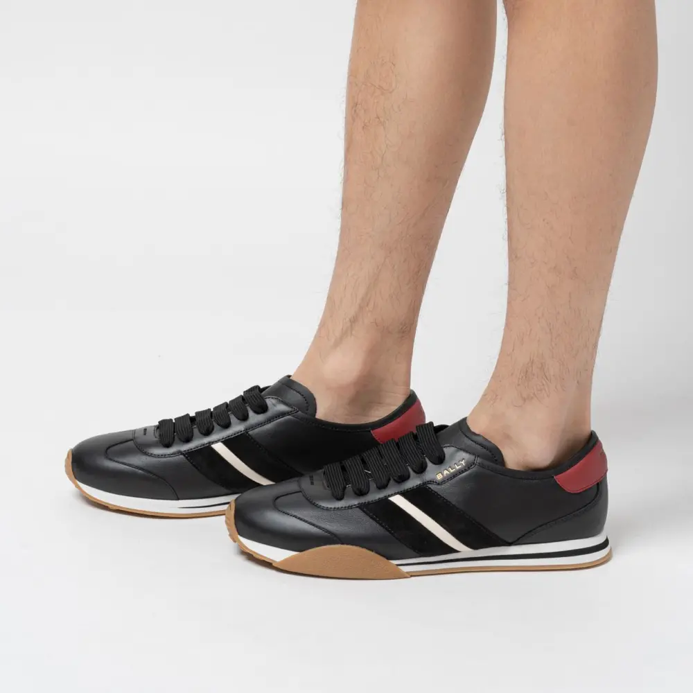Giày Bally Stewy Low Top ‘Black Deep’ 6304632 - Ảnh 4