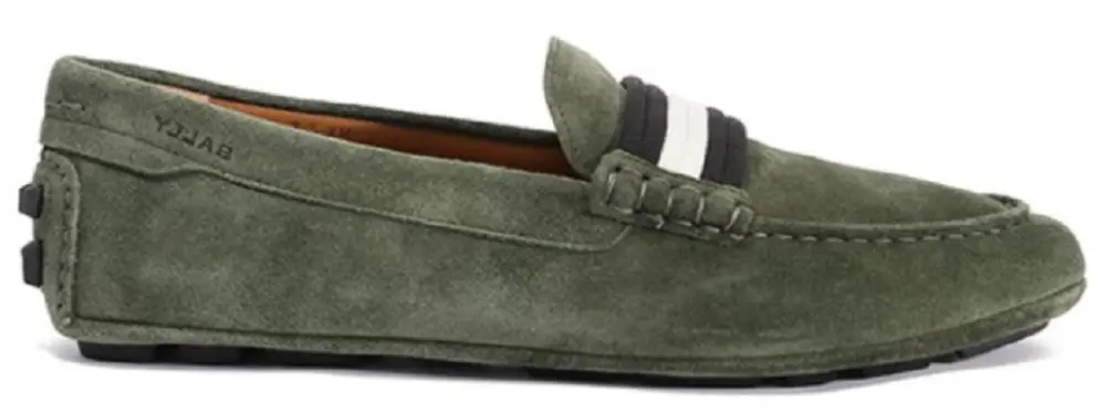 Giày Bally Leather Loafer ‘Green’ 6305309