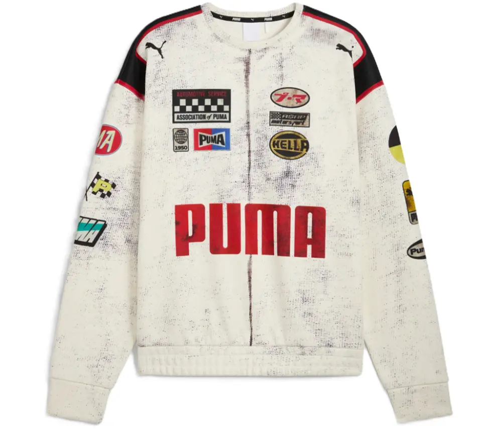Áo Puma Race Sweat Shirt x A$AP Rocky ‘White’ 631042-65