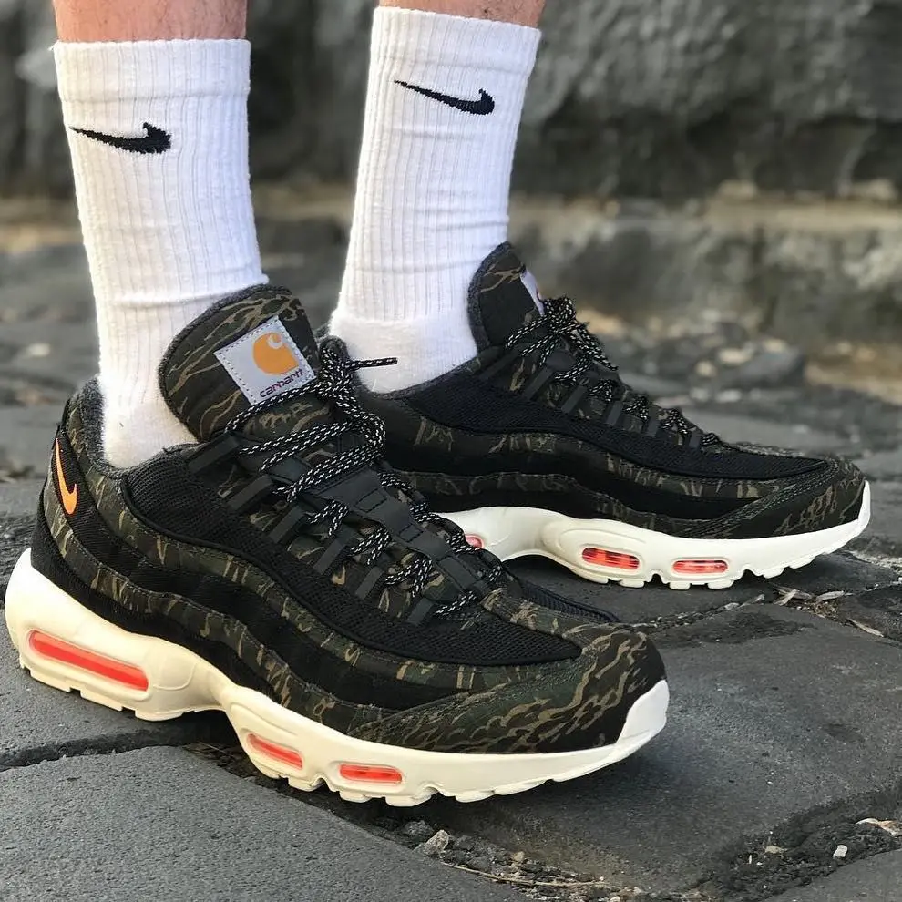 Giày Nike Carhartt WIP x Air Max 95 ‘Camo’ AV3866-001 - Ảnh 3
