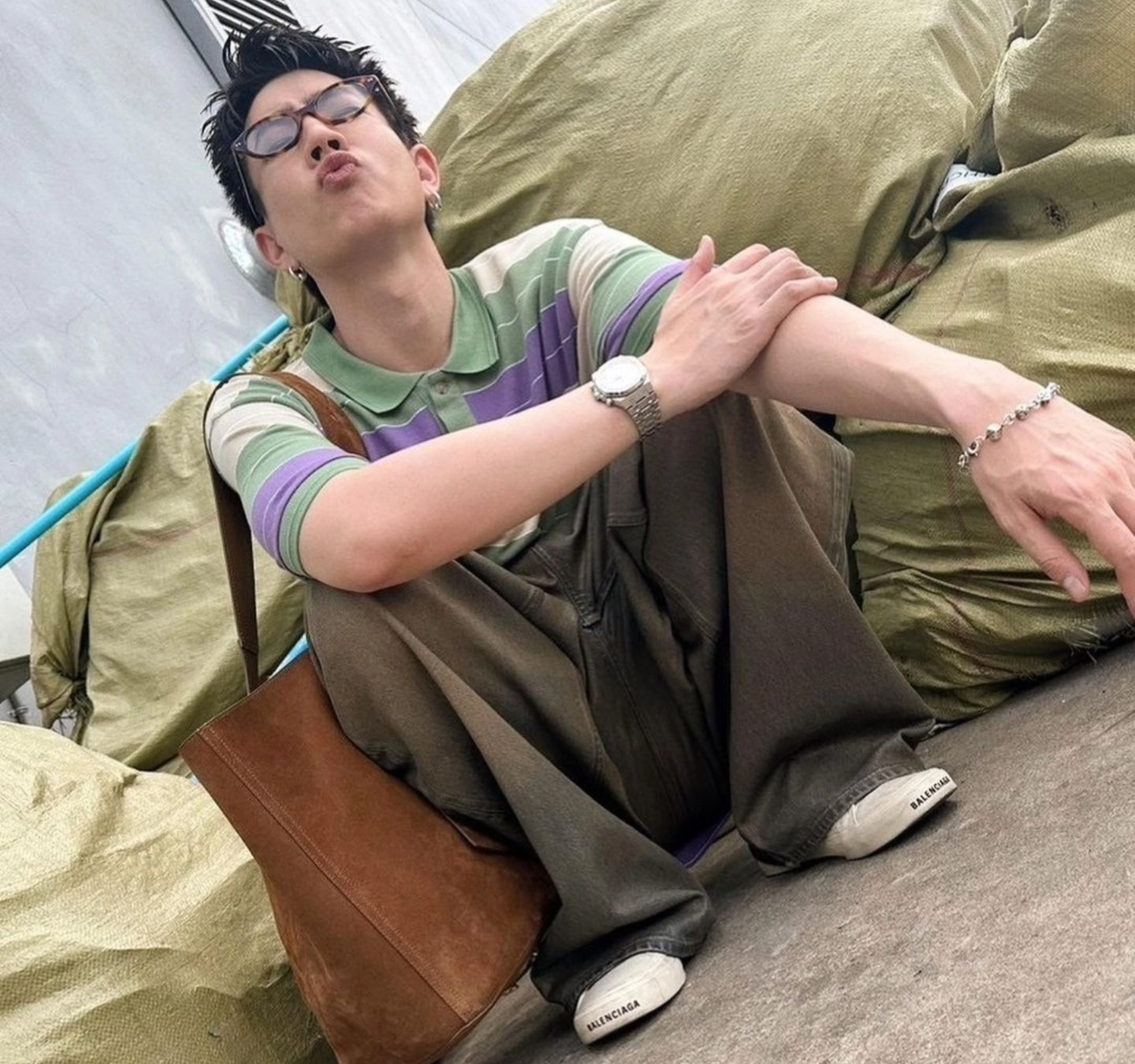 Giày Balenciaga Paris Low Top ‘White’ 688754W3RC59090 - Ảnh 2