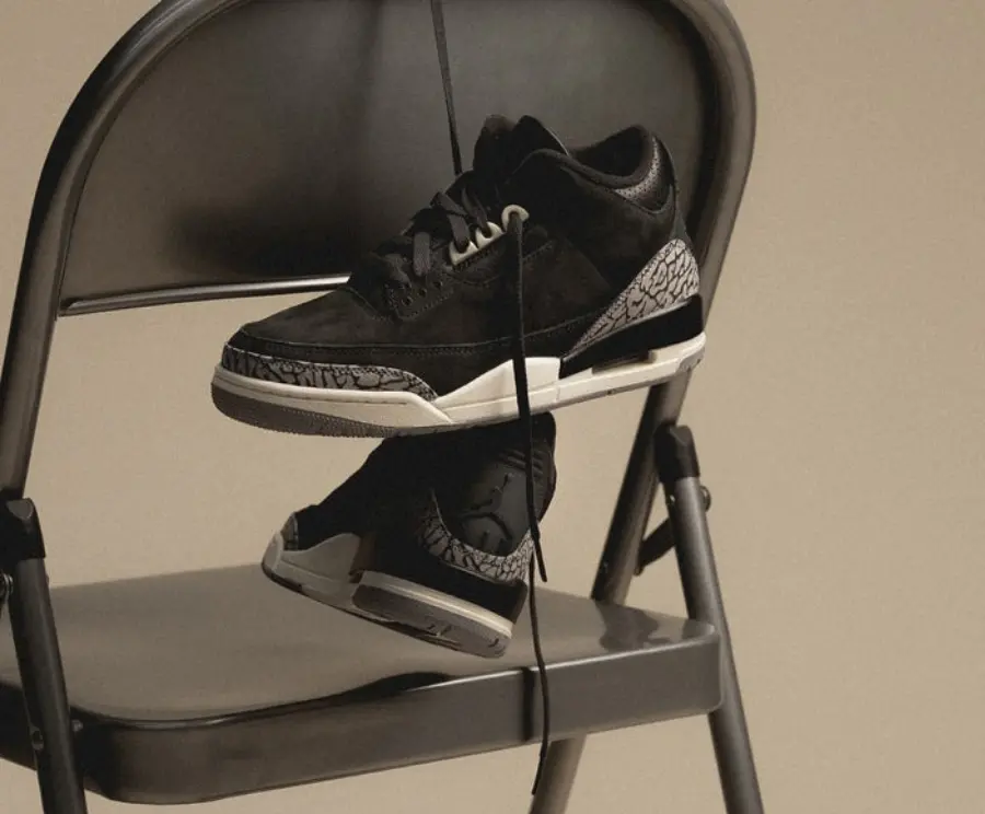 Alternative view of Giày Nike Air Jordan 3 Retro ‘Off Noir’ CK9246-001