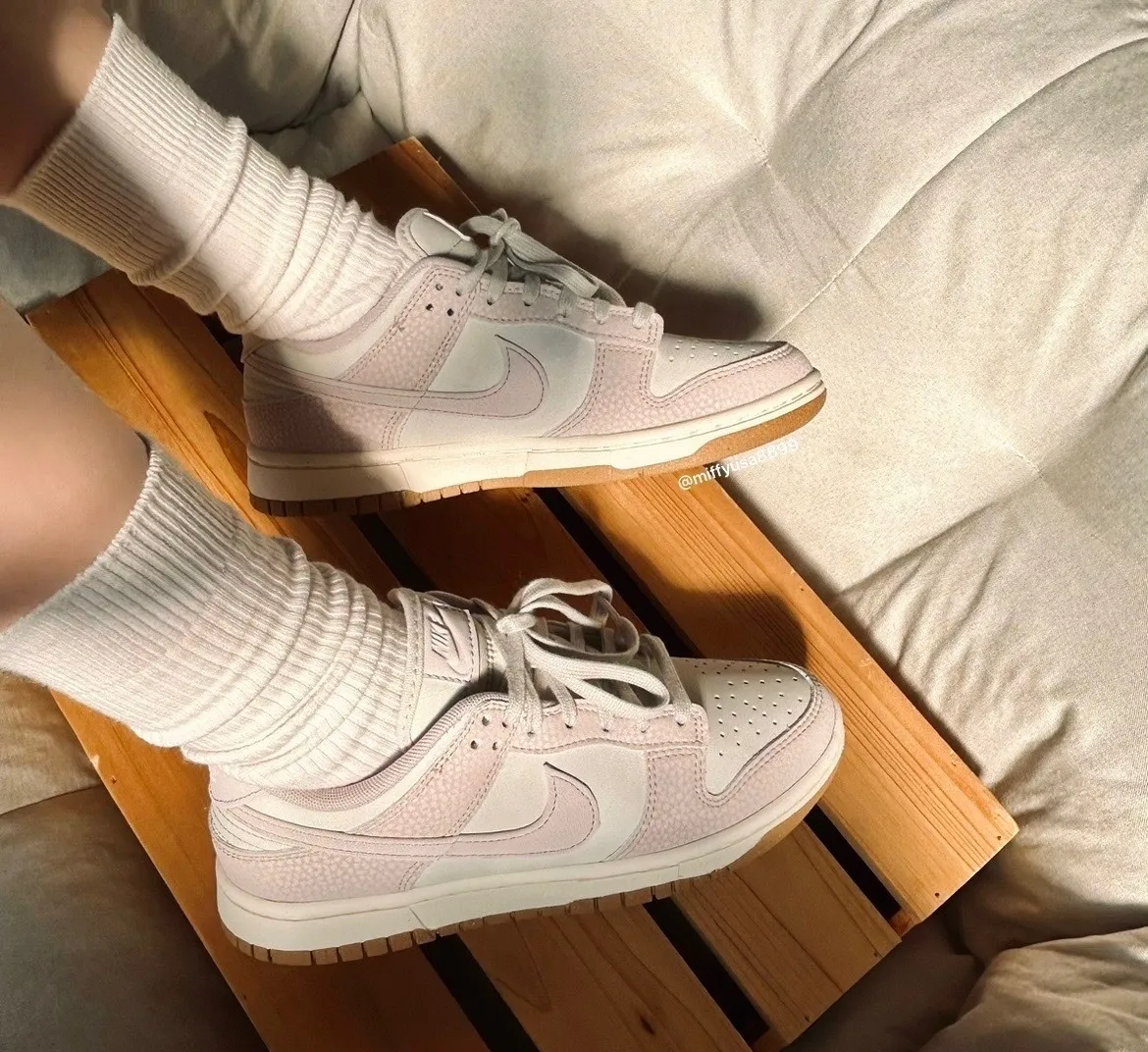 Giày Nike Dunk Low PRM Next Nature 'Platinum Violet' FN6345-001 - Ảnh 3