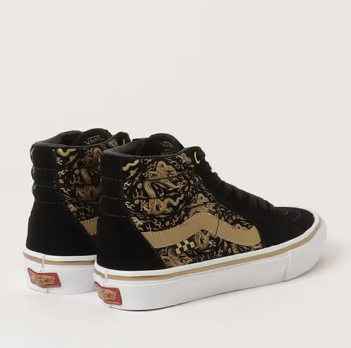 Giày Vans Sk8‑Hi Lunar New Year ‘Black Gold’ VN0A5FCCZX1 - Ảnh 5