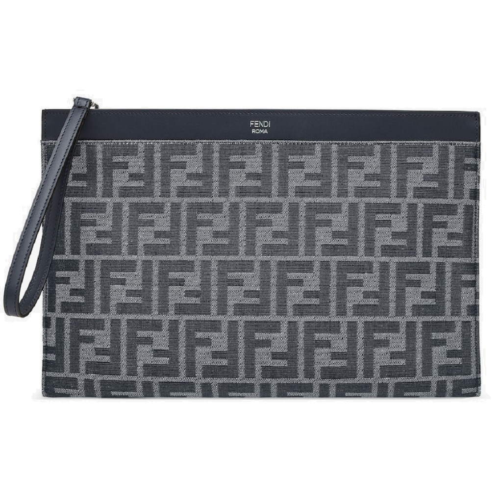 Túi Fendi Jacquard ‘Blue Grey’ 7N0134-AFBV-F1O98