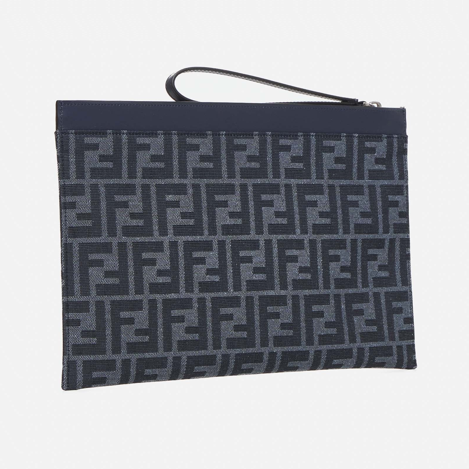 Túi Fendi Jacquard ‘Blue Grey’ 7N0134-AFBV-F1O98 - Ảnh 4