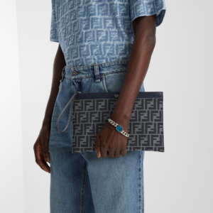 Alternative view of Túi Fendi Jacquard ‘Blue Grey’ 7N0134-AFBV-F1O98