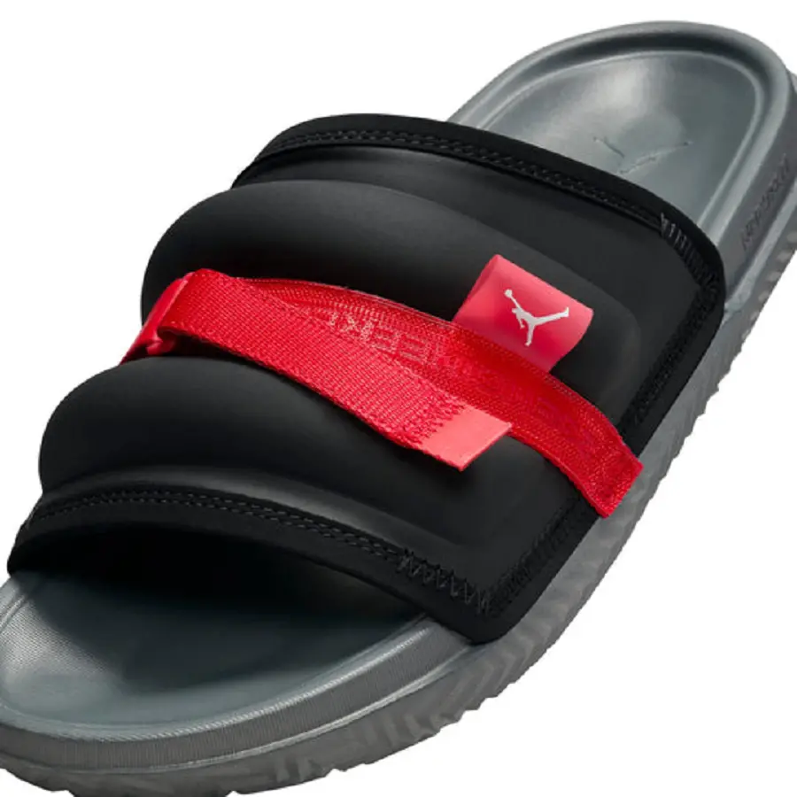 Alternative view of Dép Nike Jordan Super Play Slide "Black Fire Red" DM1683-060